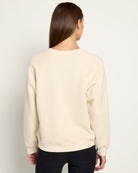 Cream $|& Interval Reset Raglan Sweatshirt Love Yourself - SOF Back