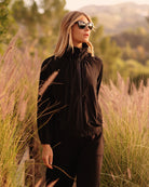 Black $|& Interval Free Fall Jacket - SOF Side