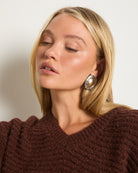 Mahogany $|& SEAS Redwood Retreat Sweater - VOF Front