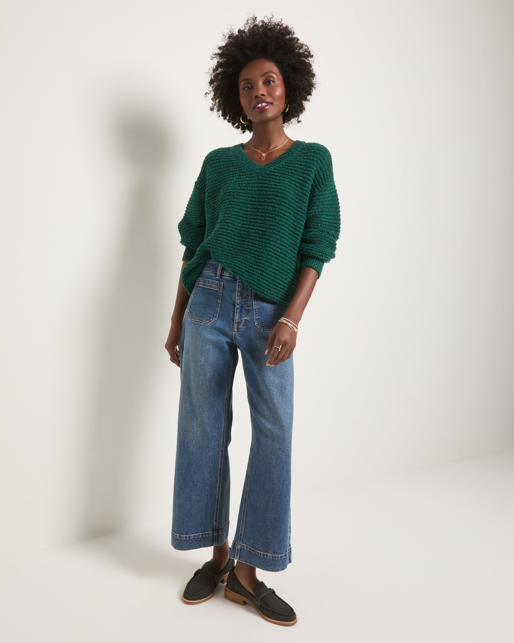 Light Pinecrest $|& SEAS Redwood Retreat Sweater - VOF Front