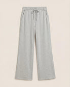 Light Heather Grey $|& Interval Power Move Wide Leg Pant - Hanger Detail