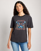Faded Black $|& Herizon Road Trippin Easy Day Tee - SOF Front