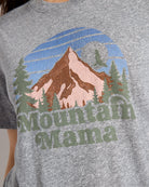 Heather Grey $|& Herizon Mountain Mama Easy Day Tee - SOF Full Front