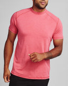 Racing Red Heather $|& Tasc Carrollton Tee - VOF Detail