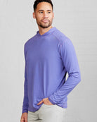 Nebula Heather $|& Tasc Carrollton Lightweight Hoodie - Hanger Front