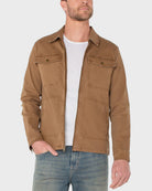 Chestnut $|& Liverpool Men's Zip Jacket - VOF Detail