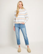 Cream $|& Herizon Glory Days Mock Neck Sweater - UGC On Fig