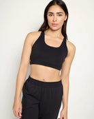 Black $|& Interval CloudLight Velocity  Bra - SOF Front