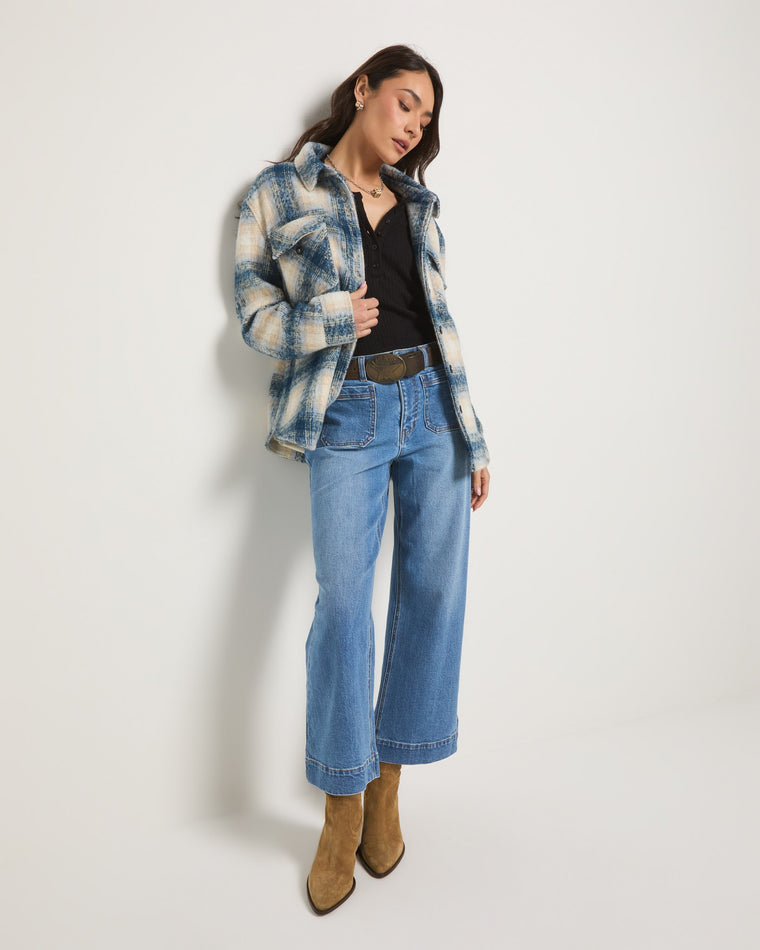 Pacific $|& SEAS Caroline Cropped Wide Leg Jean - UGC On Fig