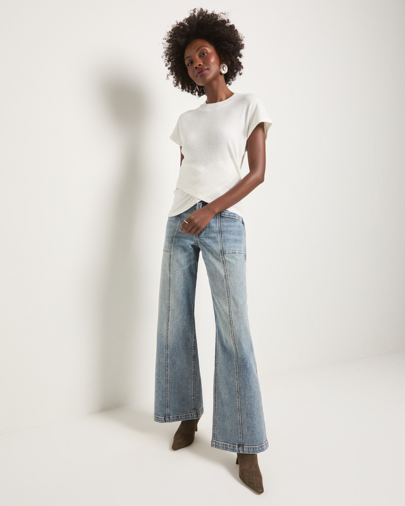 White Water $|& SEAS Nomad Flare Jean - UGC On Fig