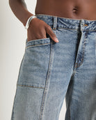 White Water $|& SEAS Nomad Flare Jean - SOF Full Front