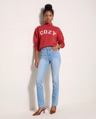 Lakeside $|& Herizon Avril High Rise Slim Bootcut Jeans - SOF Back