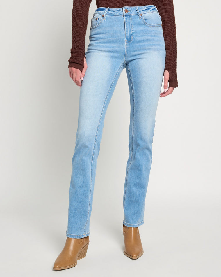 Lakeside Blue $|& Herizon Avril High Rise Slim Bootcut Jeans - SOF Front