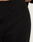 Black $|& Citrus Naya Wide Leg Pull-On Trouser - SOF Full Front