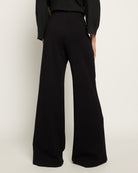 Black $|& Citrus Naya Wide Leg Pull-On Trouser - SOF Back