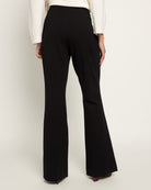 Black $|& Citrus Naya Pull-On Flare Trouser - SOF Back