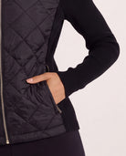 Black $|& Herizon Valley Mixed Media Jacket - SOF Detail