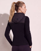 Black $|& Herizon Valley Mixed Media Jacket - SOF Side