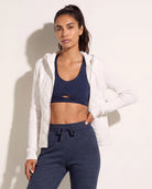 White $|& Herizon Valley Mixed Media Jacket - SOF Back