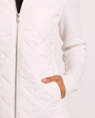 White $|& Herizon Valley Mixed Media Jacket - SOF Back