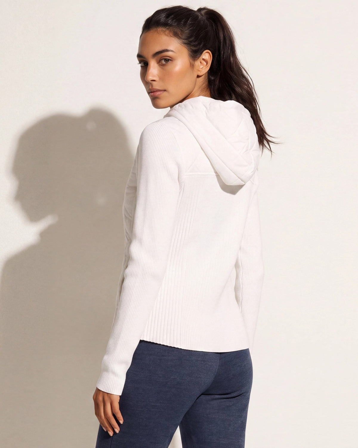 White $|& Herizon Valley Mixed Media Jacket - SOF Side
