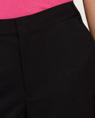 Black $|& Citrus Brentwood Wide Leg Trouser - SOF Full Front