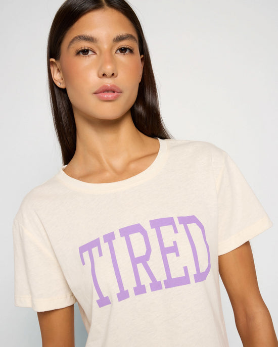 Arctic Wolf $|& SEAS Tired Graphic Sleep Tee - SOF Full Front