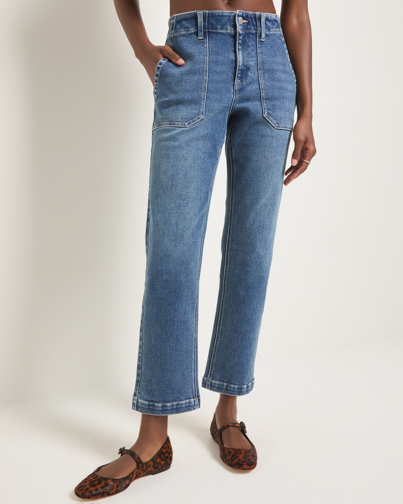 Swell $|& SEAS Scenic Route Slim Cropped Jean - SOF Front