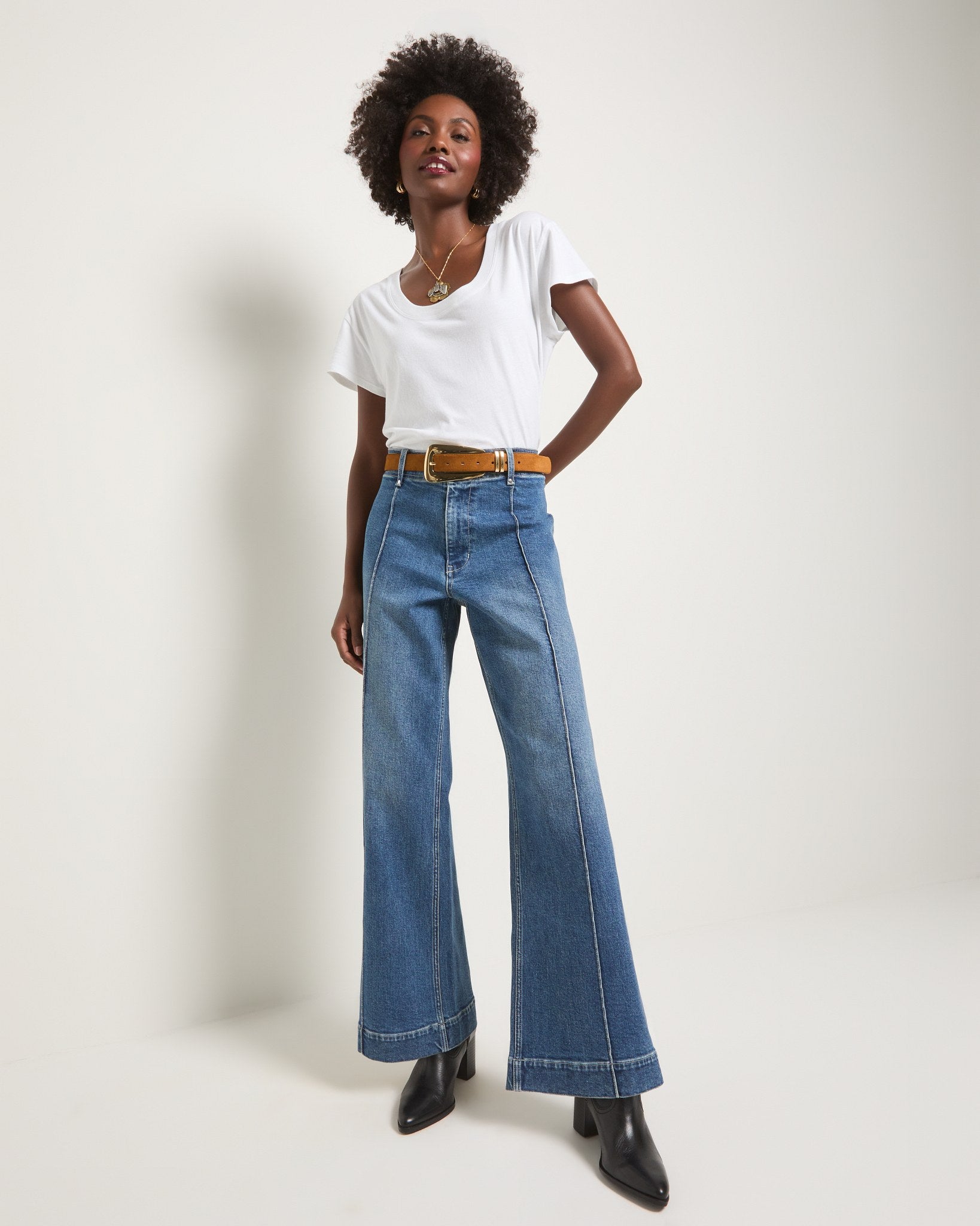 Swell $|& SEAS Pismo Wide Leg Jean - UGC On Fig