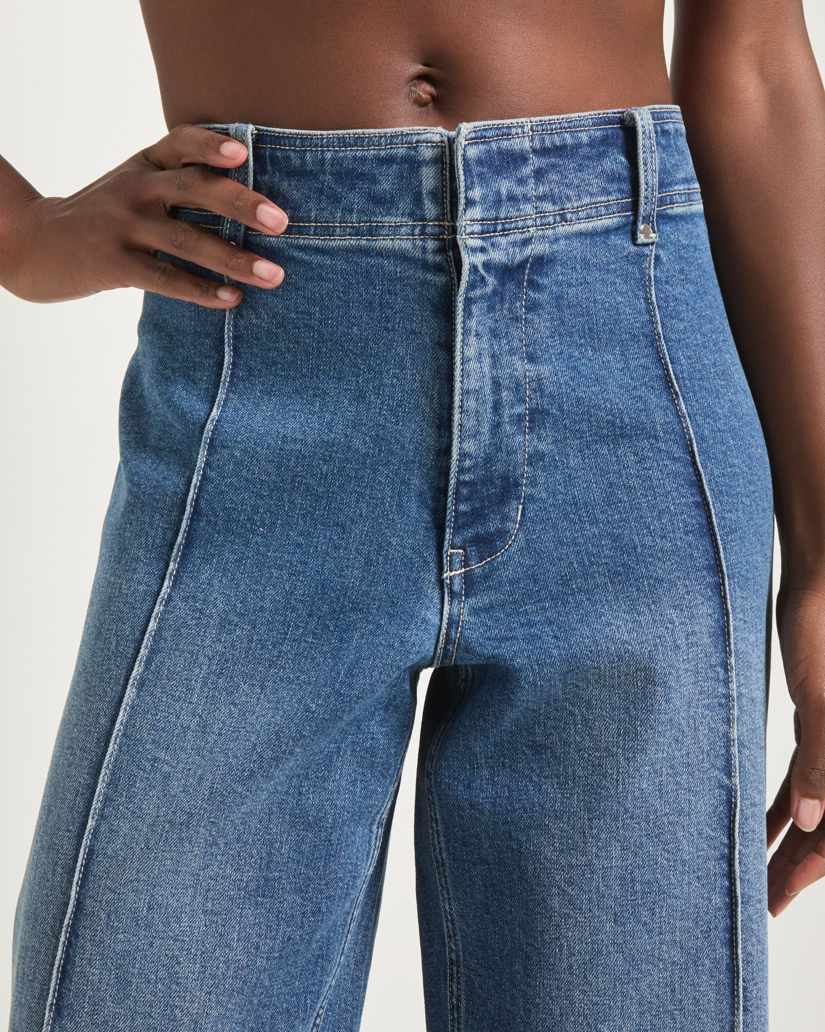 Swell $|& SEAS Pismo Wide Leg Jean - SOF Full Front