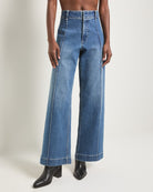 Swell $|& SEAS Pismo Wide Leg Jean - SOF Front
