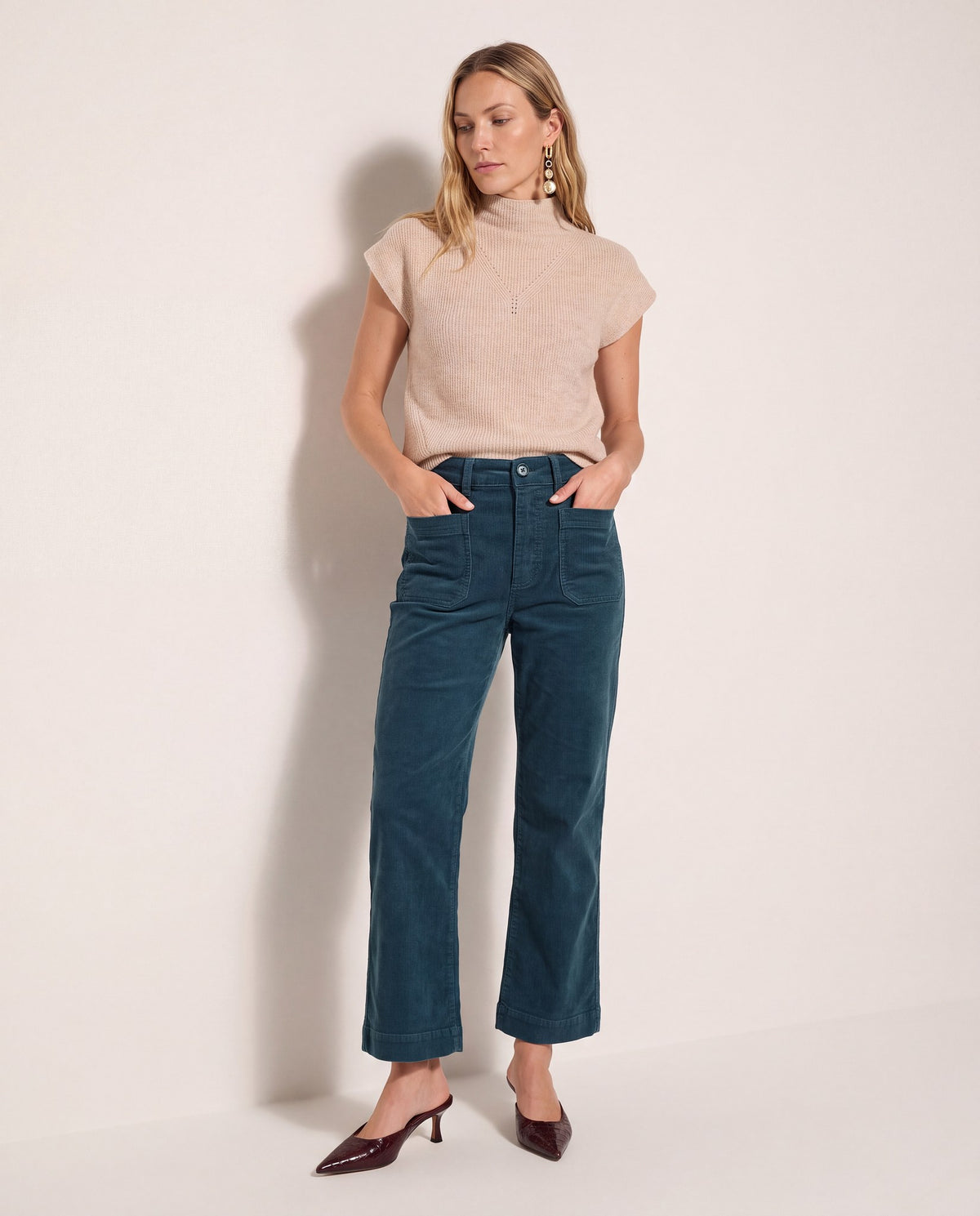 Pinecrest $|& SEAS Caroline Corduroy Cropped Wide Leg Pant - UGC On Fig