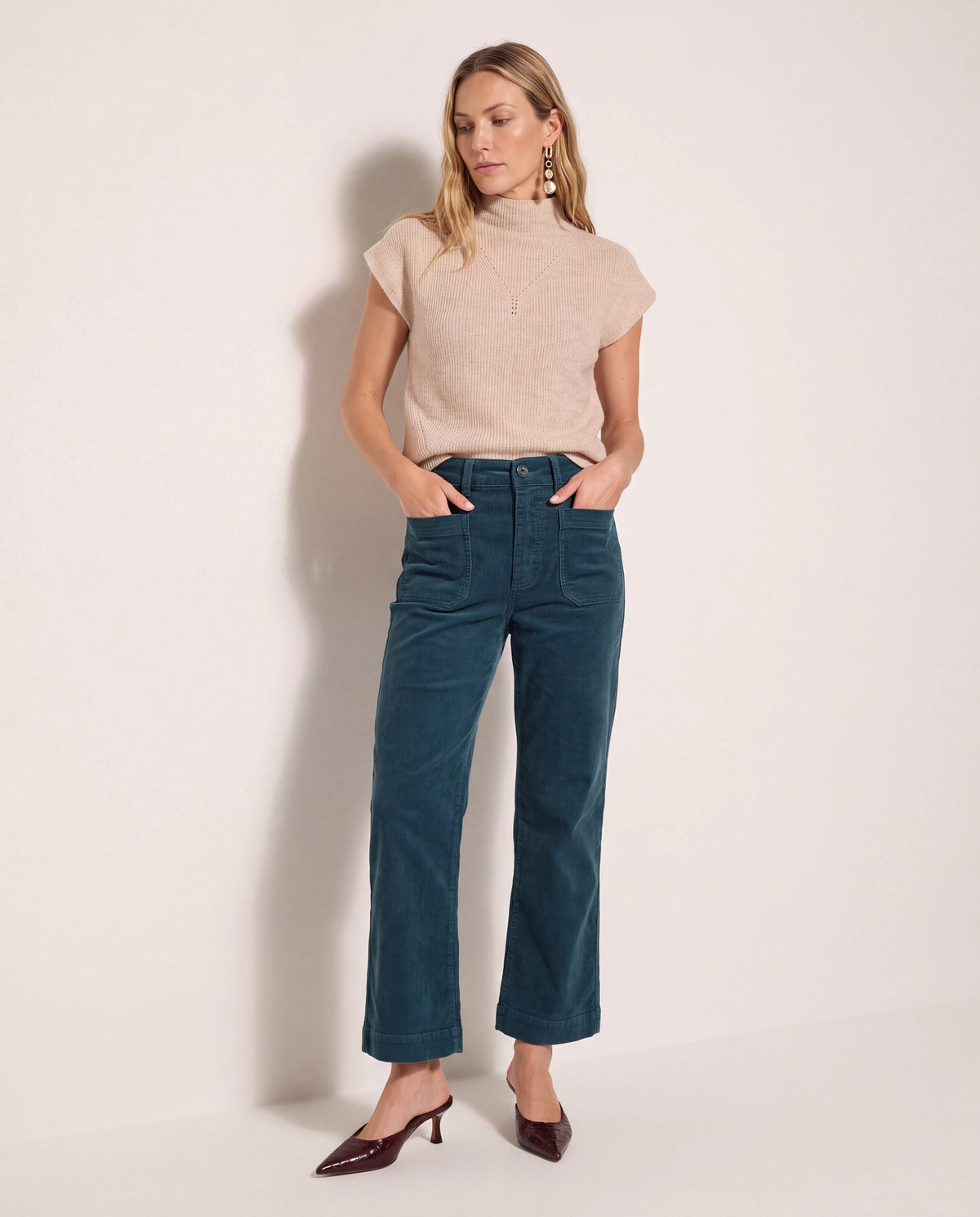 Pinecrest $|& SEAS Caroline Corduroy Cropped Wide Leg Pant - UGC On Fig