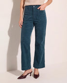 Pinecrest $|& SEAS Caroline Corduroy Cropped Wide Leg Pant - SOF Front