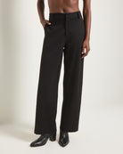 Black $|& SEAS Eventide Ponte Trouser - SOF Front