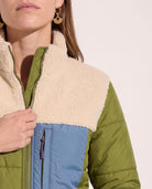 Olive/Birch $|& Herizon Black Diamond Jacket - SOF Back