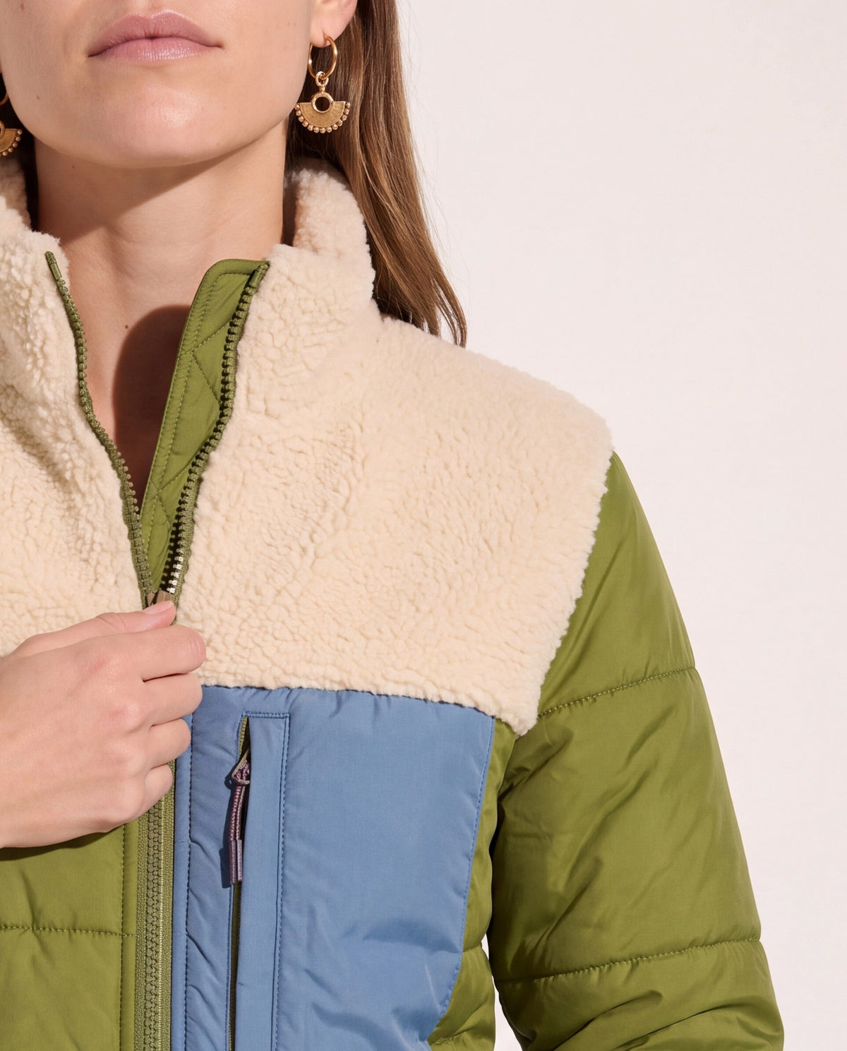 Olive/Birch $|& Herizon Black Diamond Jacket - SOF Back