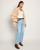Light Toffee $|& SEAS Sapphire Spacedye Cardigan - UGC On Fig