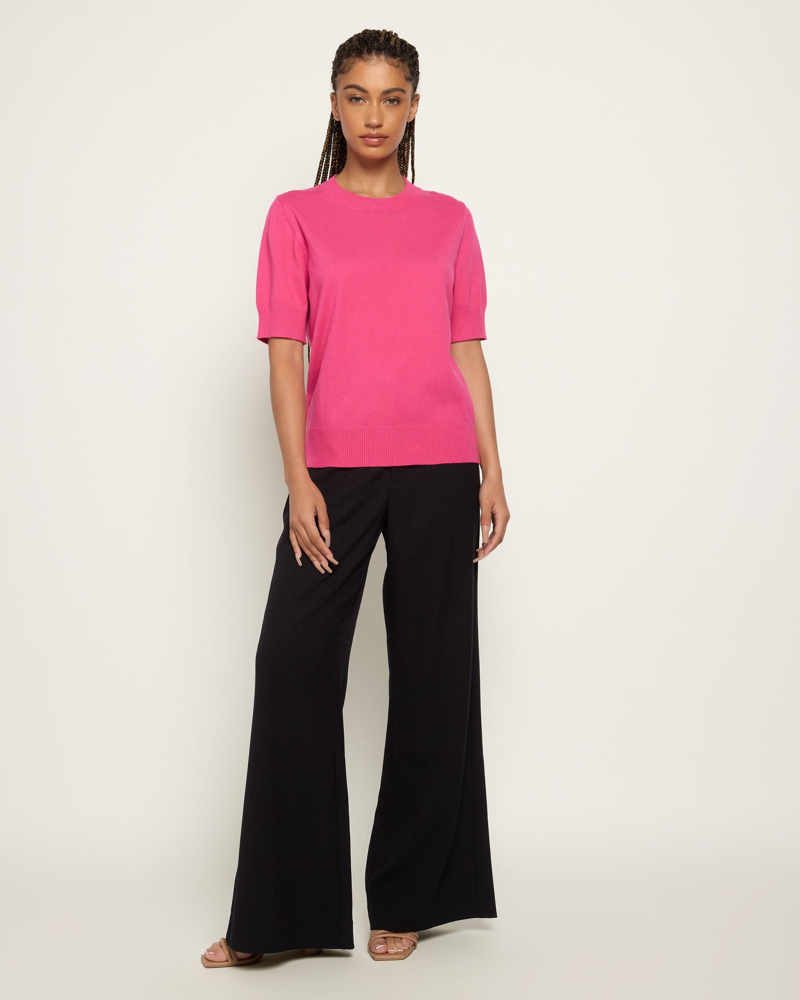 Power Pink $|& Citrus Flower Street Sweater - UGC On Fig