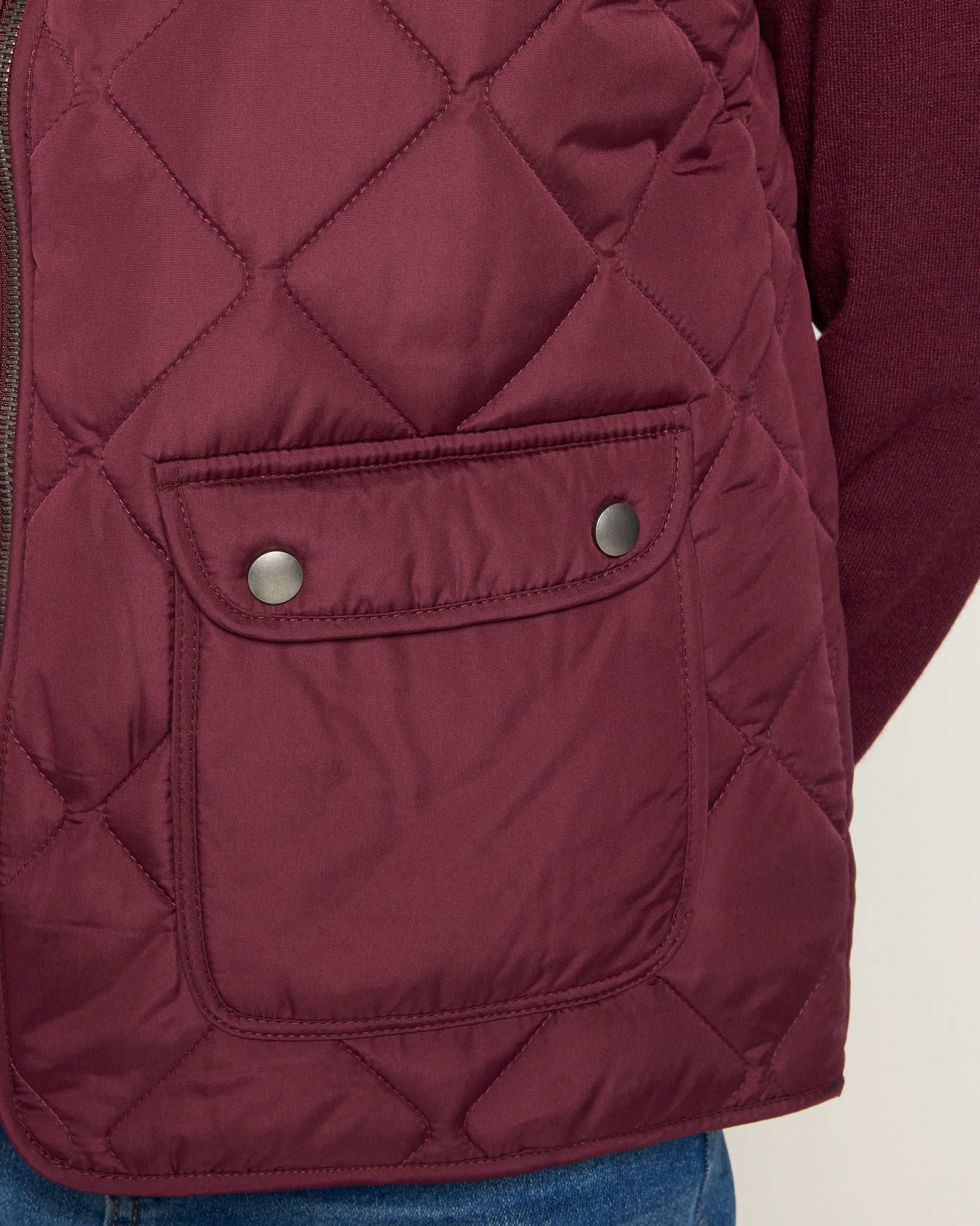 Elderberry $|& Herizon Stargazer Quilted Vest - SOF Full Front