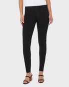 Black Rinse $|& Liverpool Abby Skinny Jeans - VOF Detail