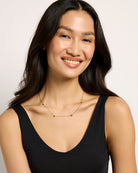 Gold $|& Macrae & Co Mini Hanging Mama Necklace - SOF Front