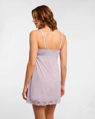 Lavender Cream $|& Montelle Bust Support Chemise - Hanger Side