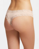 Chili Rib/Champagne 2 Pack $|& Fleur't The Iconic Thong - Hanger Side