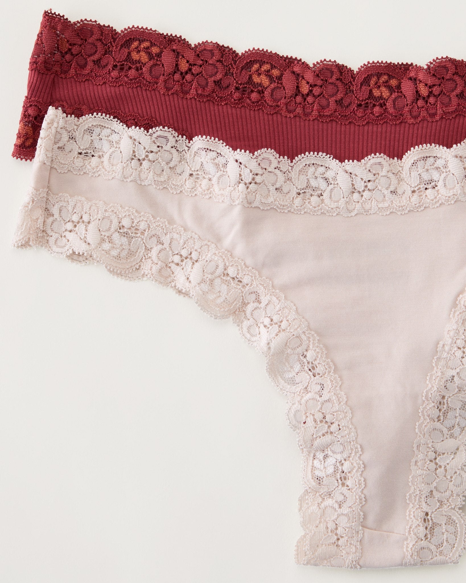 Chili Rib/Champagne 2 Pack $|& Fleur't The Iconic Thong