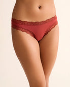 Chili Rib/Champagne 2 Pack $|& Fleur't The Iconic Thong - VOF Detail