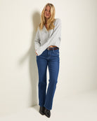Heather Grey $|& SEAS Whisper Pointelle Cardigan - UGC On Fig