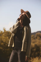 Olive Branch $|& SEAS Wanderlust Cardigan - SOF Side