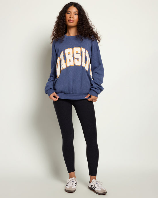 Starry Nights Navy $|& Project Social T Varsity Sweatshirt - UGC On Fig