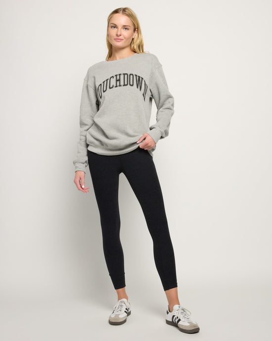 Heather Grey $|& Project Social T Touchdown/Tailgate Reversible Sweatshirt - UGC On Fig